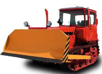 Трактор ДТ-75 с бульдозерным оборудованием